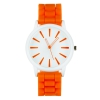 Montre silicone orange