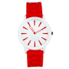 Montre silicone rouge