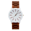 Montre silicone marron