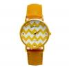 Montre jaune Chevron