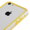 Bumper Iphone 5C Transparent et Jaune